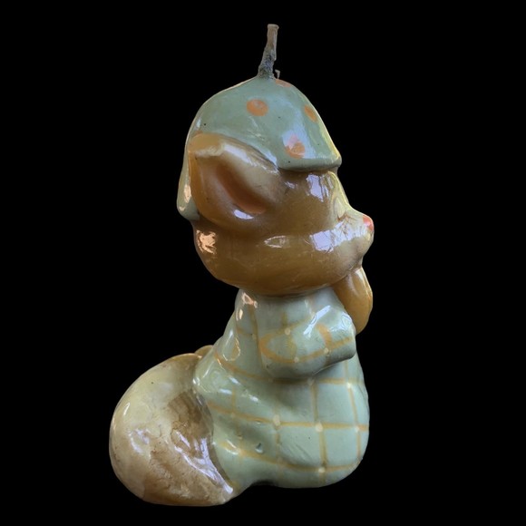 Vintage Feline Feelins Bedtime Prayers Kitty Cat Candle, Cake Topper - Picture 5 of 9